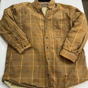 Rugged Point 100% Cotton Sherpa Lined Jacket